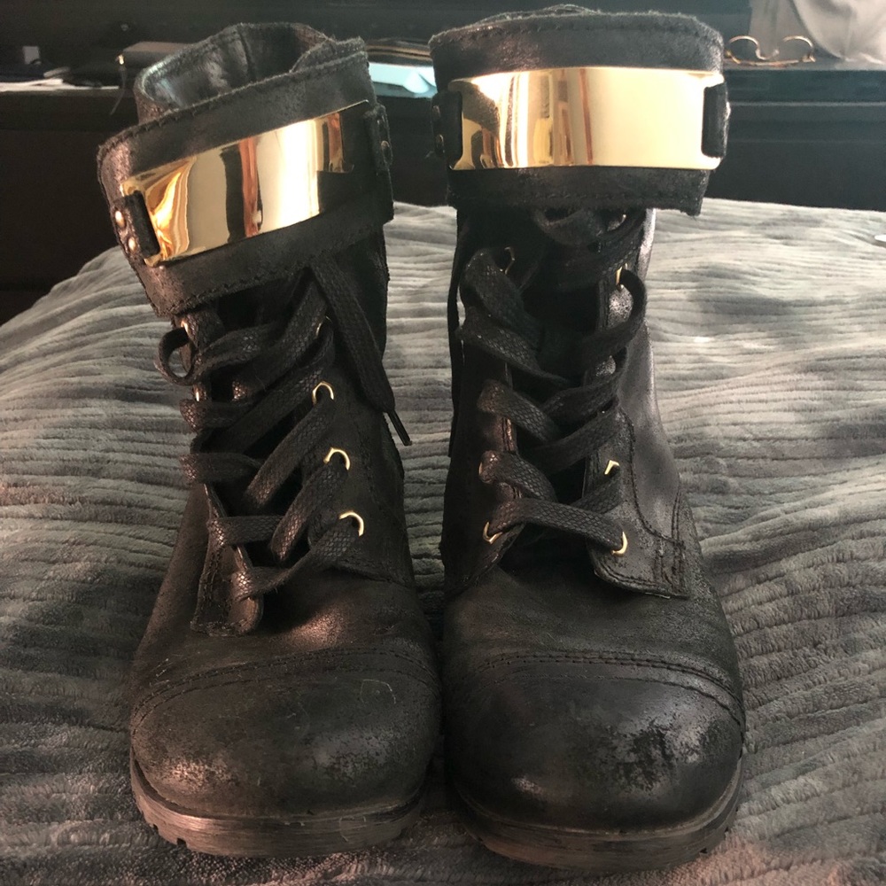 EUC Steve Madden Lawson Combat Boots
